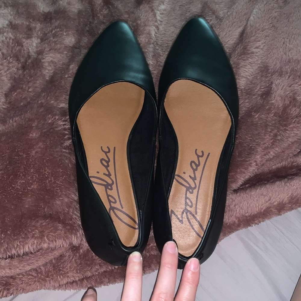 Zodiac Black Flats